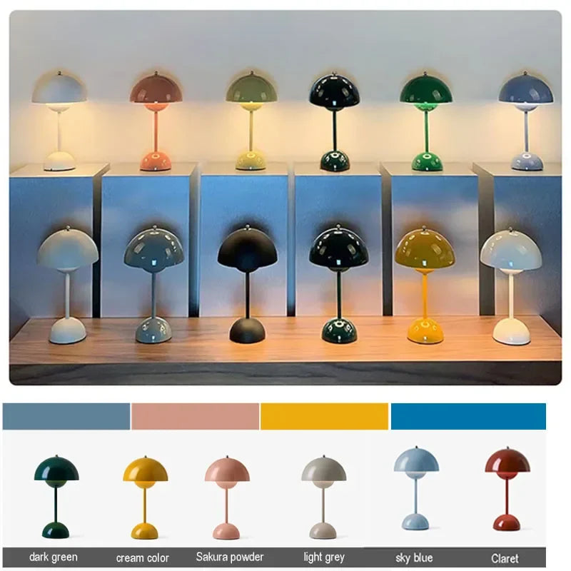 Bloomshroom - tischlampen mit pilzblüten