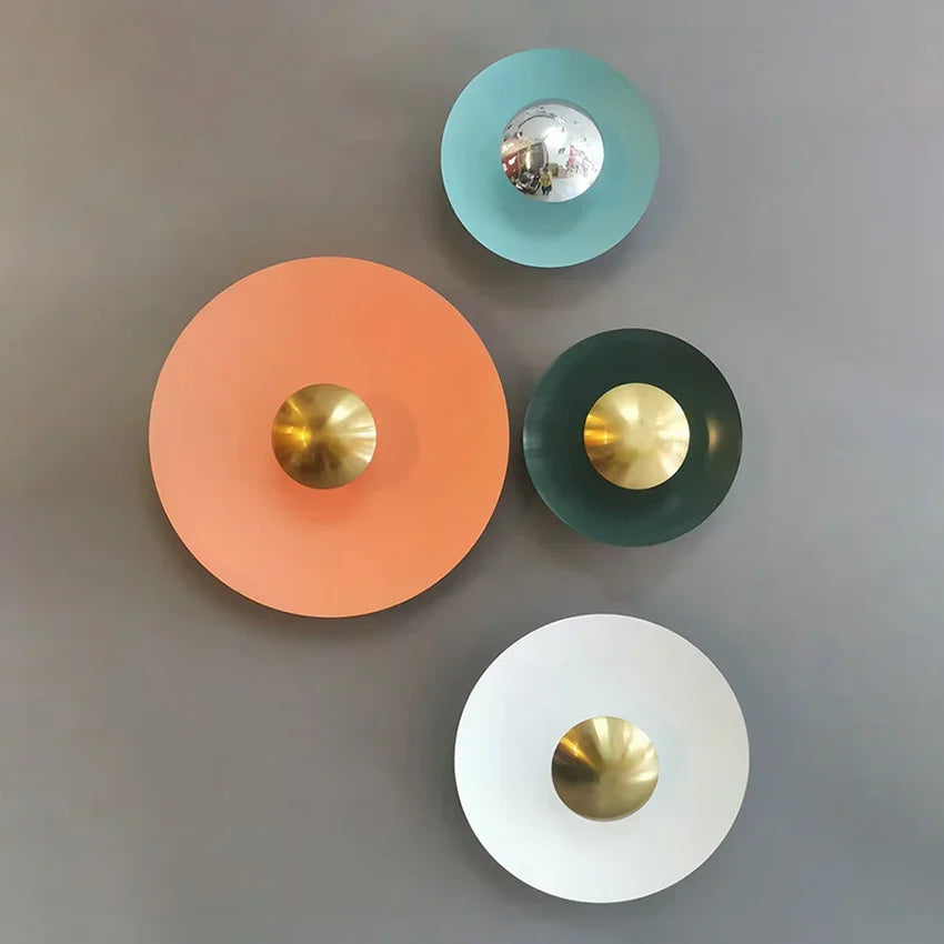 Colorburst - moderne runde lampe