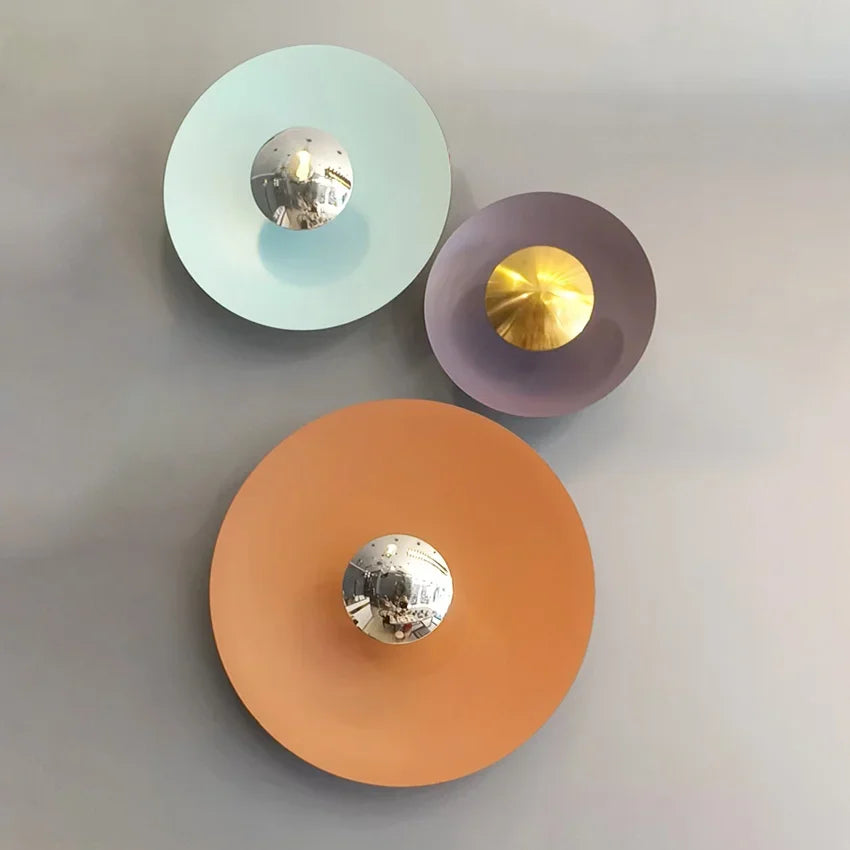 Colorburst - moderne runde lampe