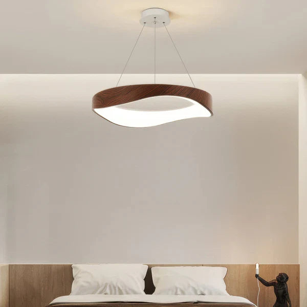 Moderne runde led-pendelleuchte für vielseitige Innenbeleuchtung