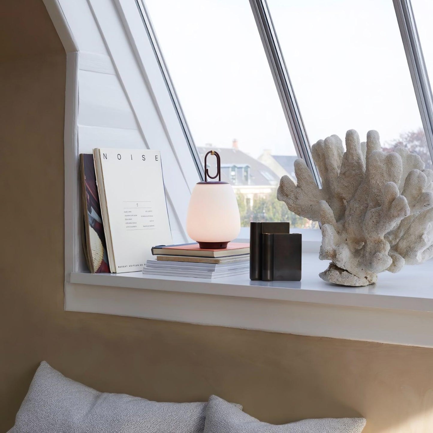 Tragbare laterne eingebaute batterie tischlampe