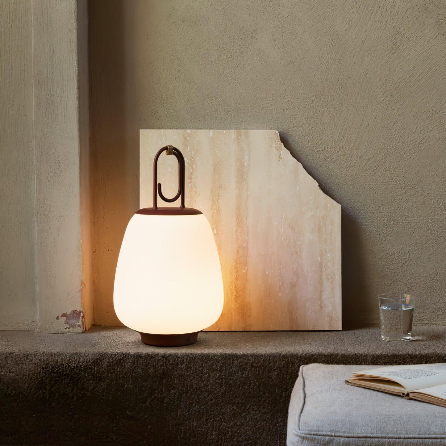 Tragbare laterne eingebaute batterie tischlampe