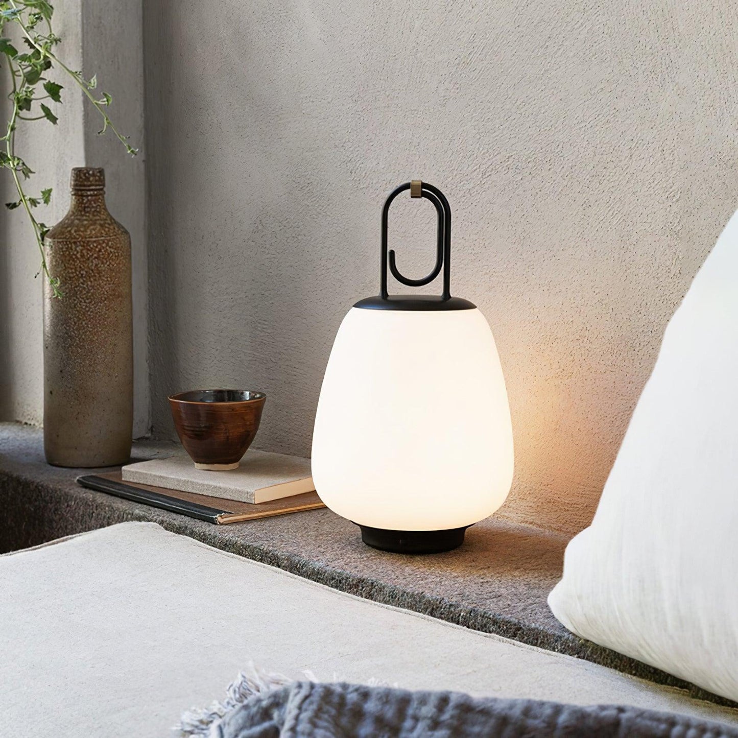 Tragbare laterne eingebaute batterie tischlampe