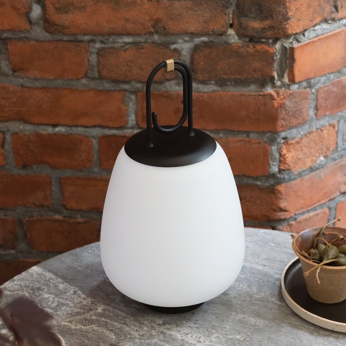 Tragbare laterne eingebaute batterie tischlampe