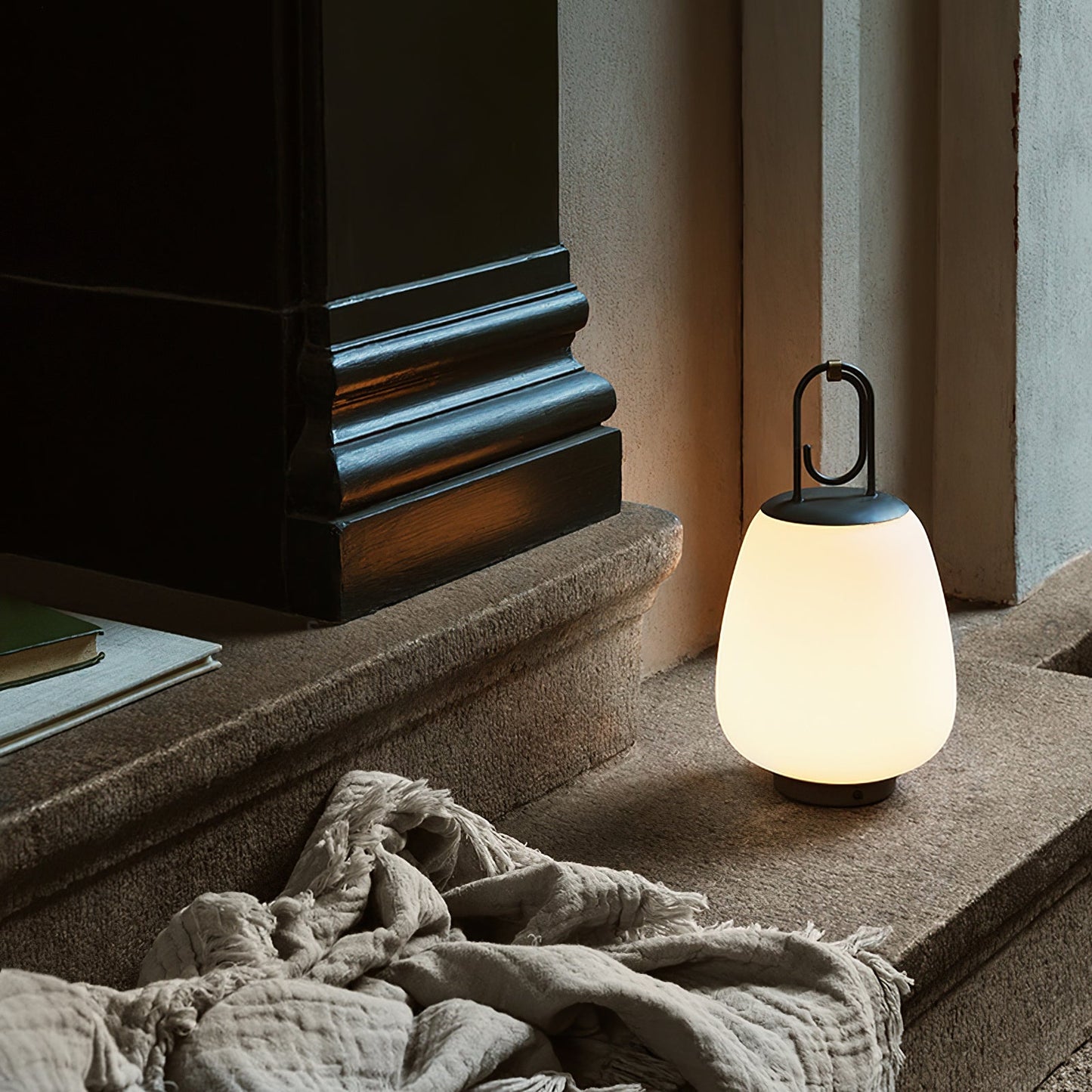 Tragbare laterne eingebaute batterie tischlampe