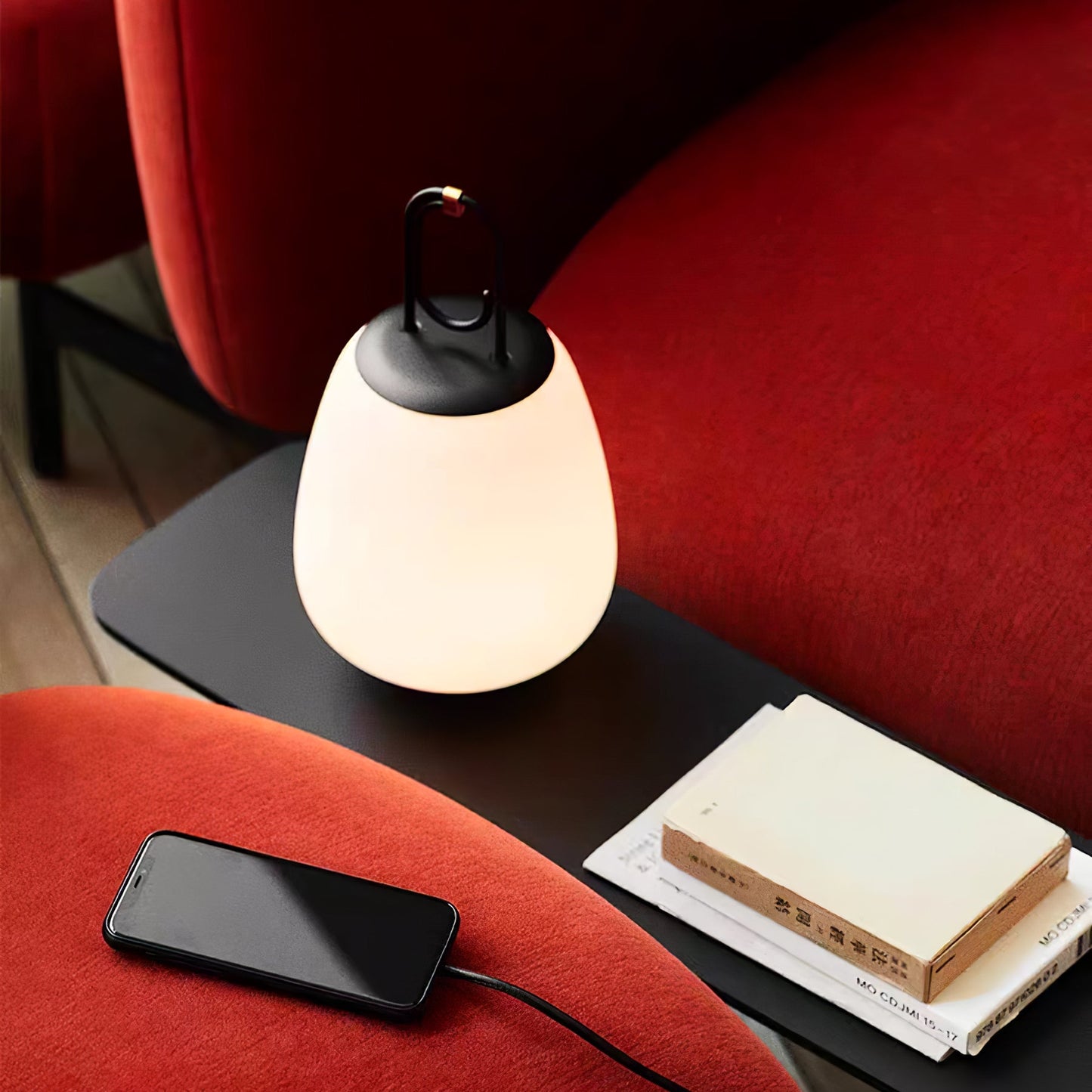 Tragbare laterne eingebaute batterie tischlampe