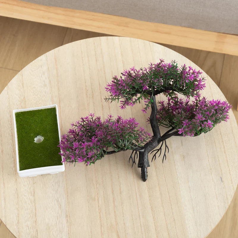 MiniZen | dekorativer pott mit kunst-bonsai