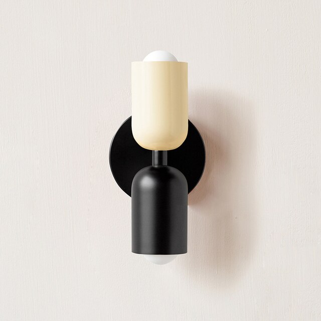 Creme doppelkopf-led-wandleuchten