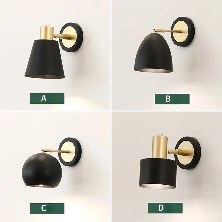 Minimalistische moderne led-wandleuchte