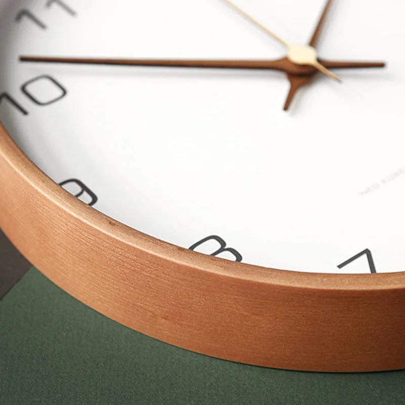 Transzendzeit | wanduhr aus holz und glas