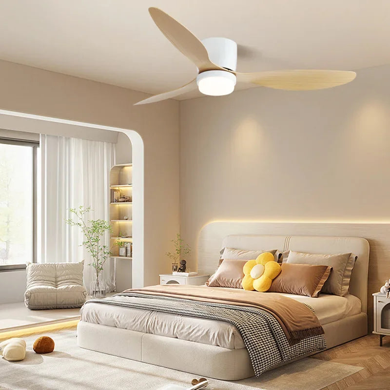 AirGlow | minimalistischer LED deckenventilator
