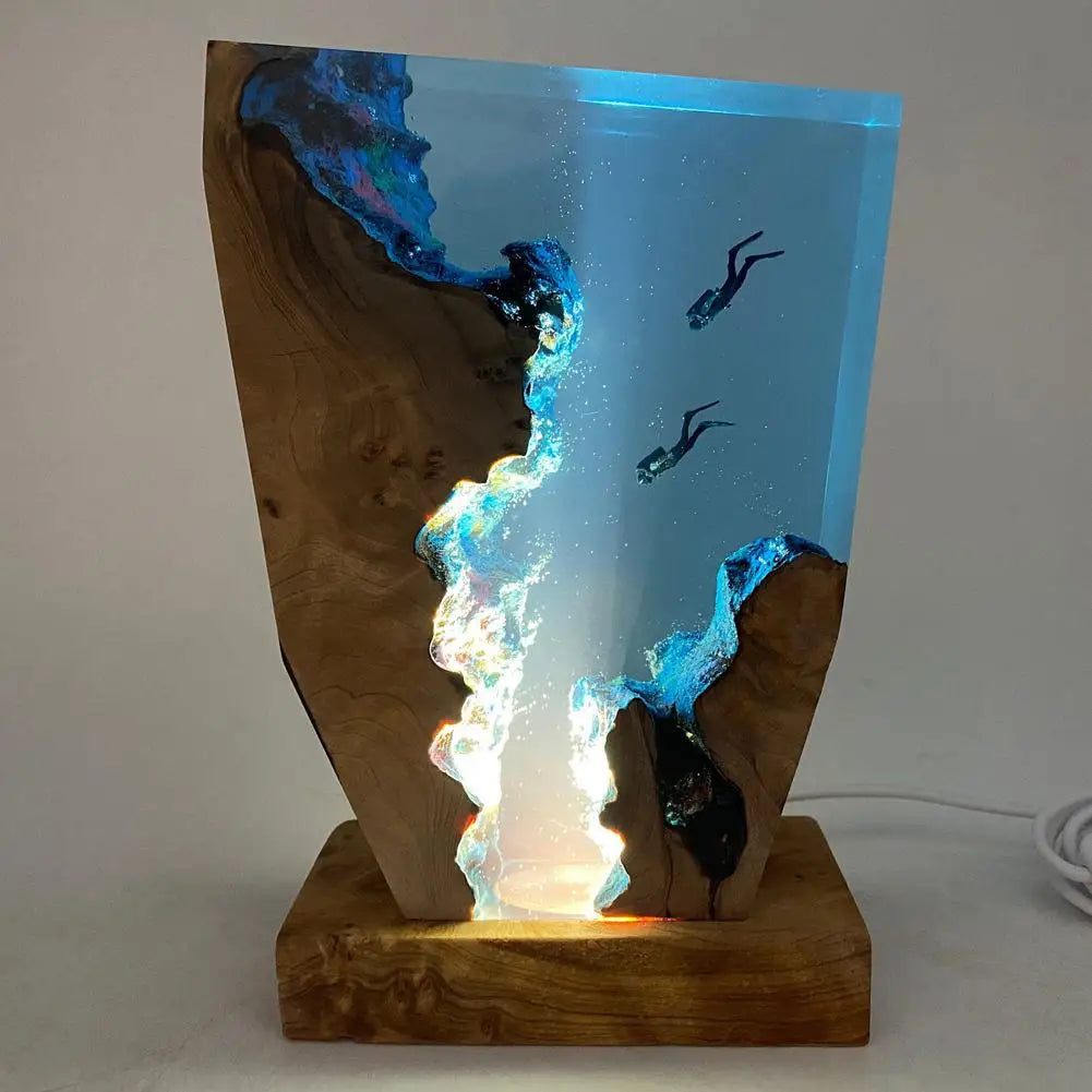 Oceandepths | ozean karst taucher tischlampe