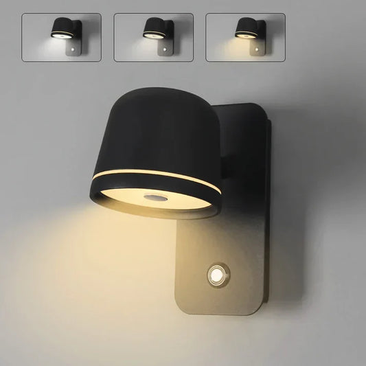 Moderne led-wandleuchte