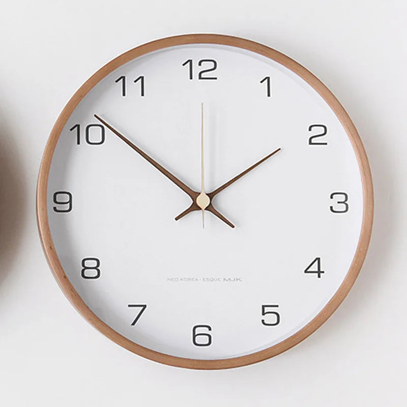 Transzendzeit | wanduhr aus holz und glas