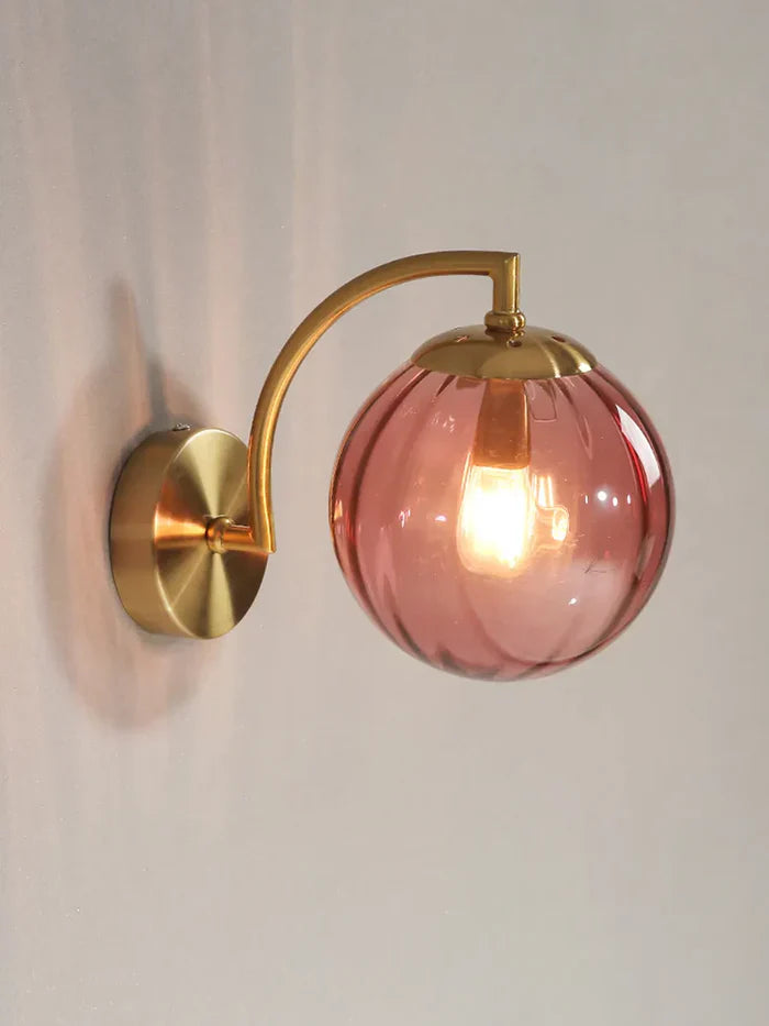Glaslamp - led-wandleuchte