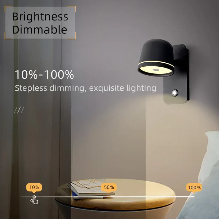 Moderne led-wandleuchte