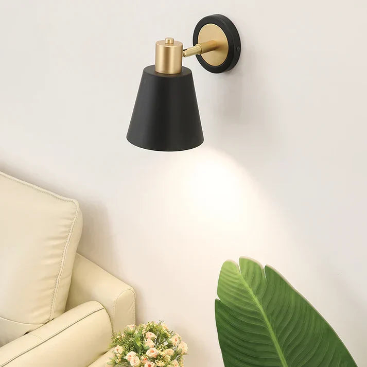 Minimalistische moderne led-wandleuchte