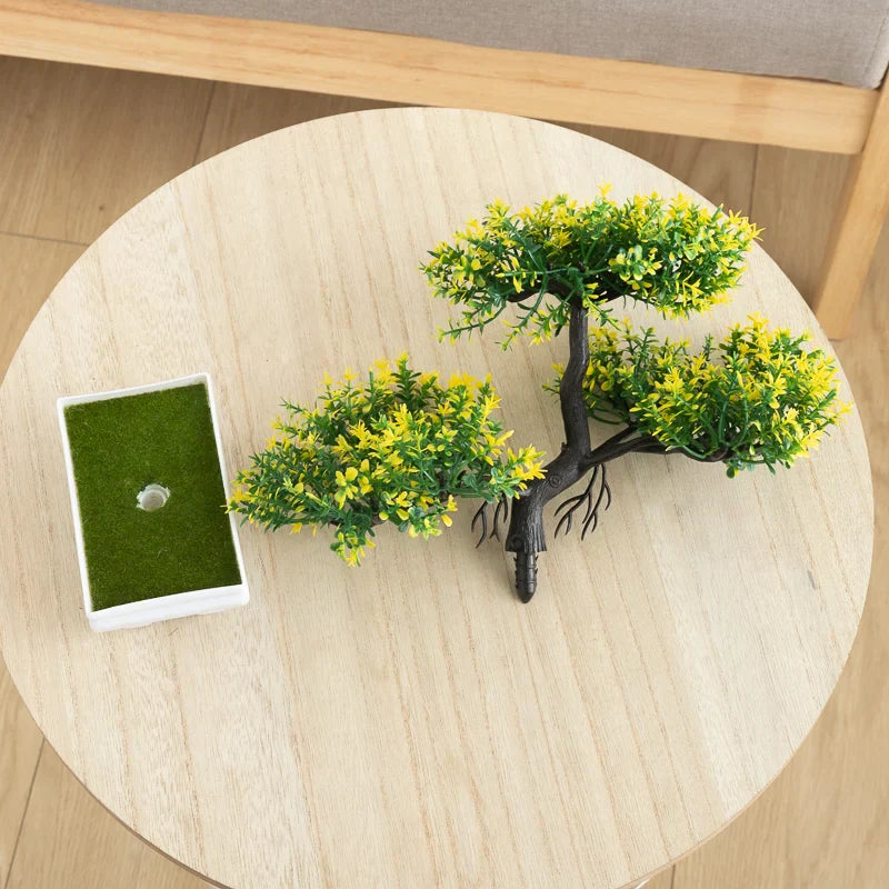 MiniZen | dekorativer pott mit kunst-bonsai