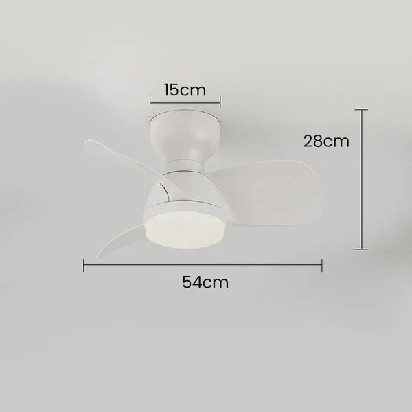 Holz einfach stilvoll schlafzimmer deckenventilator mit led-licht