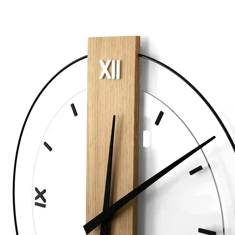Silentoak | stille wanduhr aus holz