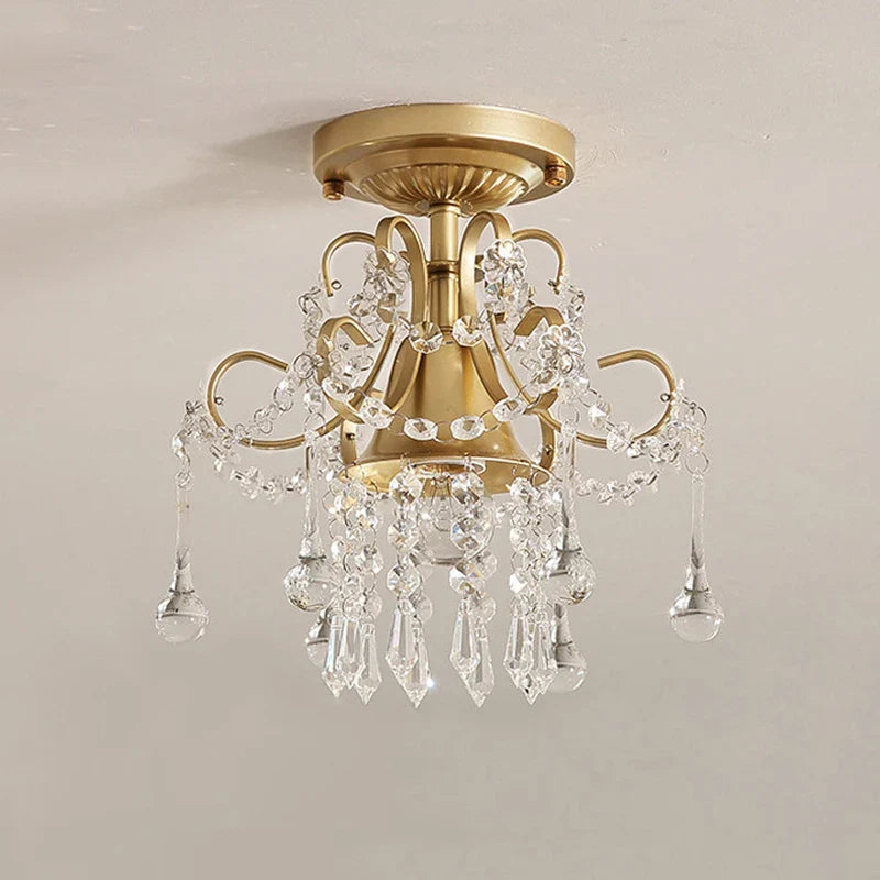 Opulente kristalllampe