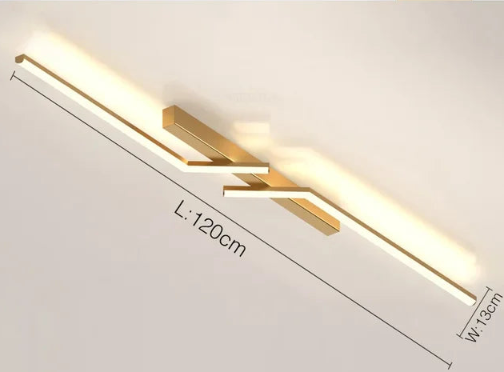 Sleekglow - deckenleuchte mit led-leitung