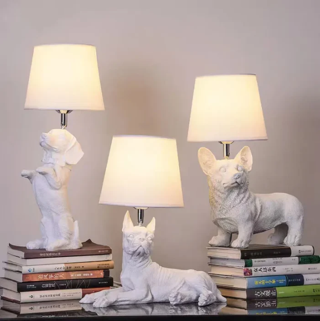 Pupart - hundedesign tischlampe