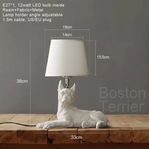 Pupart - hundedesign tischlampe