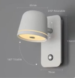 Moderne led-wandleuchte