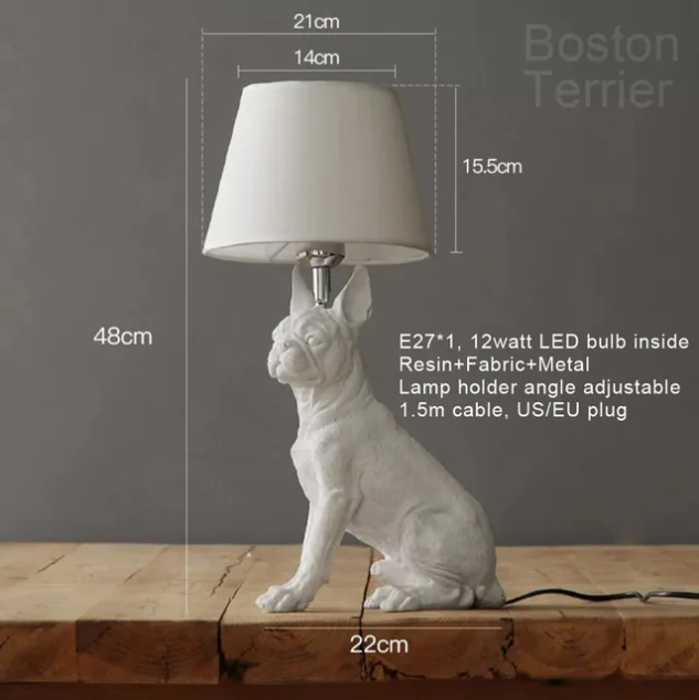 Pupart - hundedesign tischlampe