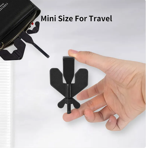 Tragbarer türstopper für reisen und zuhause