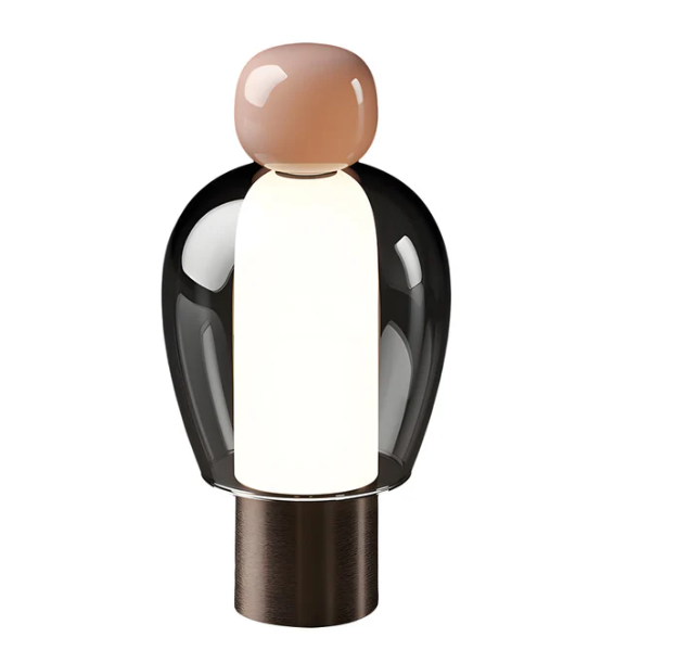 Lumiclear - glas led tischlampe mit akku