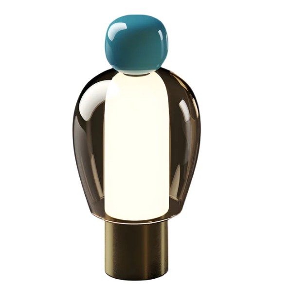 Lumiclear - glas led tischlampe mit akku