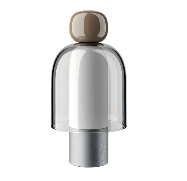 Lumiclear - glas led tischlampe mit akku