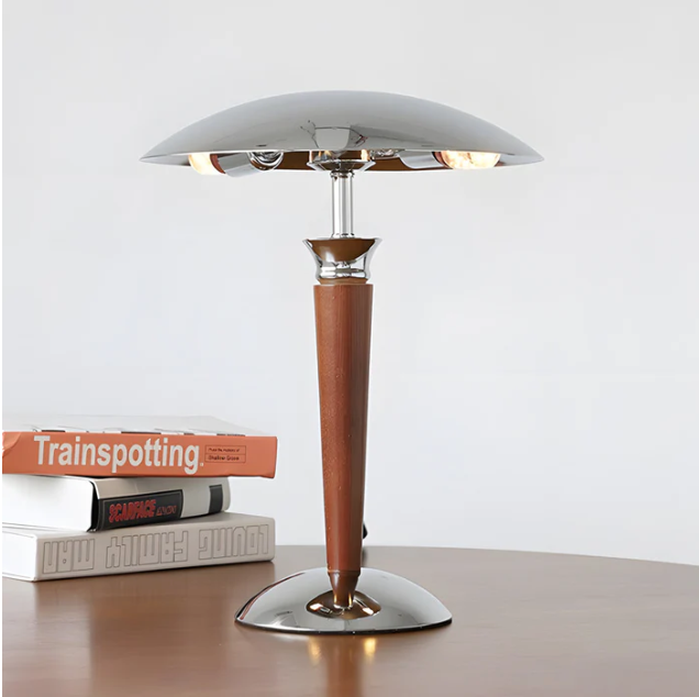 Paquebot - vintage pilz-tischlampe mit 3-stufen-dimmung