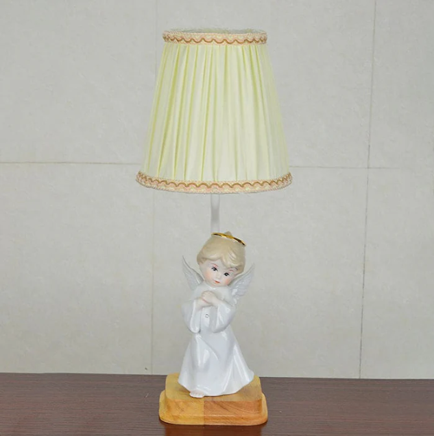 GlowAngel - nachttischlampe mit engelsdekor