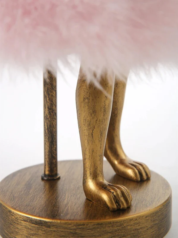 Fluffybunny - feder-kaninchen-tischlampe