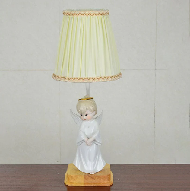 GlowAngel - nachttischlampe mit engelsdekor