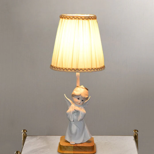 GlowAngel - nachttischlampe mit engelsdekor
