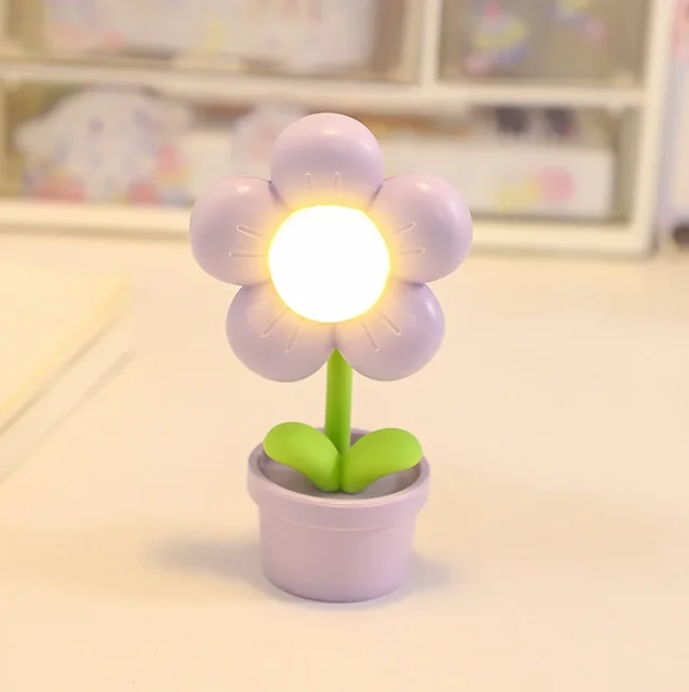 BloomLite - kleine blumen-tischlampe