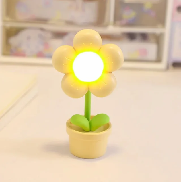 BloomLite - kleine blumen-tischlampe