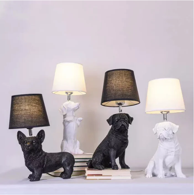 Pupart - hundedesign tischlampe