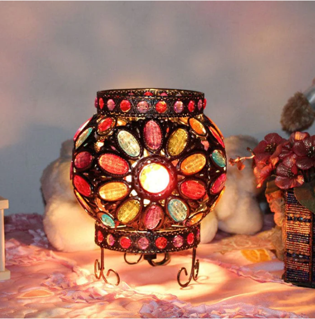 Beadlight - nachttischlampe mit acrylkugeln