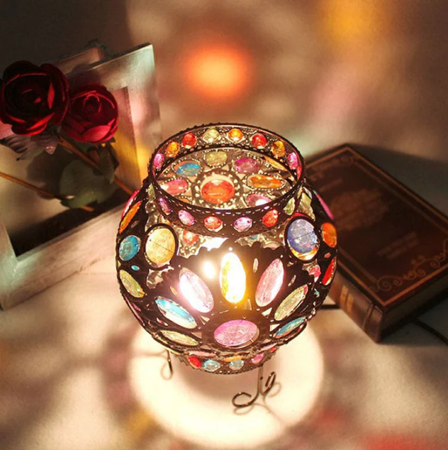 Beadlight - nachttischlampe mit acrylkugeln