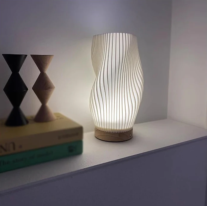 Serene wavecrest lampe