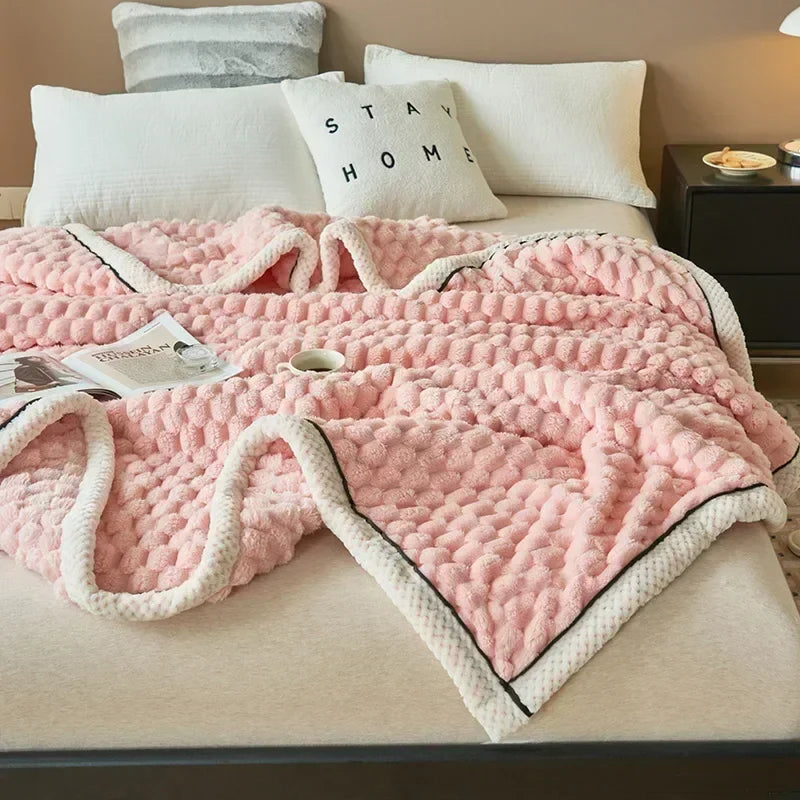 TurtleVelvet | herbstliche flanell-decke