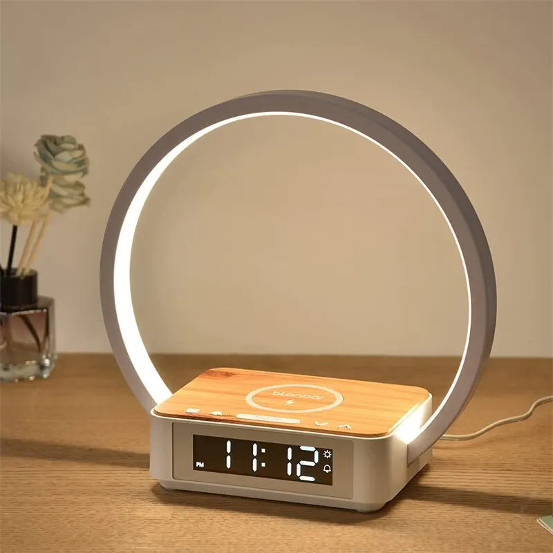 BedsideLuxe | drahtloser alarm rundleuchte