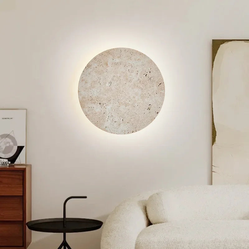 Earthyradiance - wandlampe aus naturstein