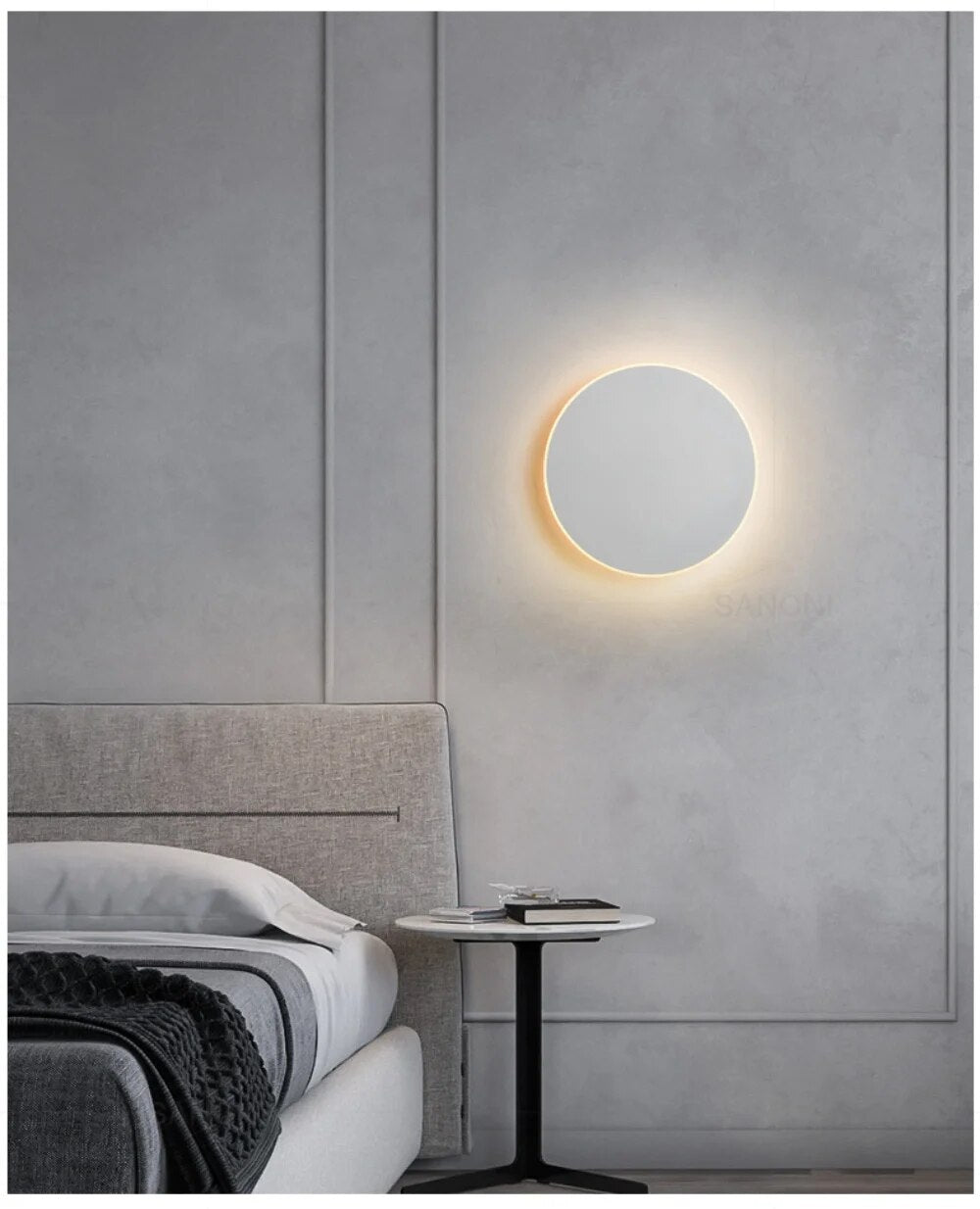 Sleeksphere - led-wandleuchte rund