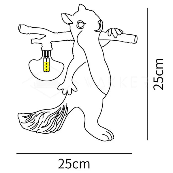 Squirrel - tischlampe